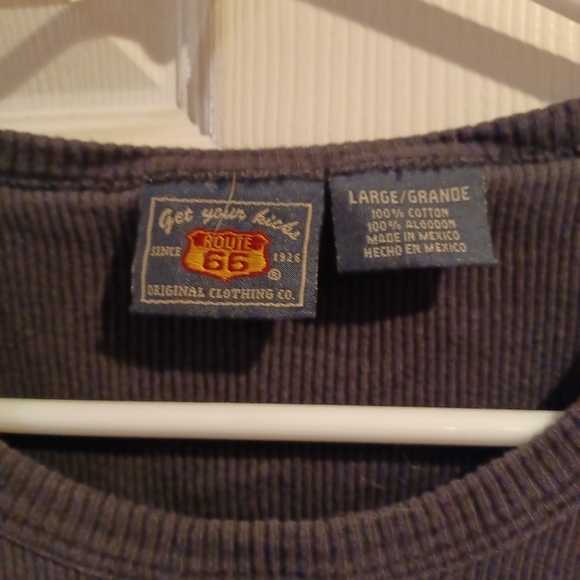 Route 66 black sleevless shirt large - Picture 2 of 3